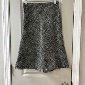 BCBG MaxAzria Elegant Gray Tweed Skirt